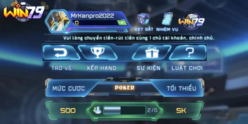 Bật mí kinh nghiệm chơi game bài Poker đỉnh cao