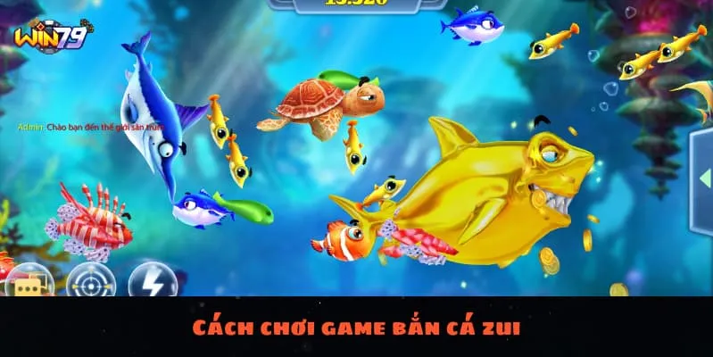 Cách chơi game bắn cá zui tại WIN79