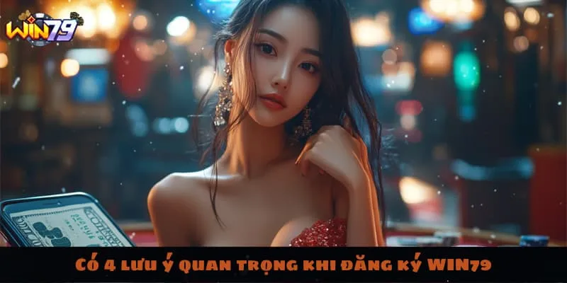 Có 4 lưu ý quan trọng khi đăng ký WIN79